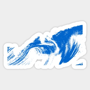 Behold, the blue ocean waves Sticker